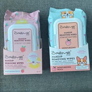 The CREME Shop Makeup Removing Wipes Set of 2